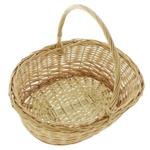 Krepšelis su rankena "Natūraliai šviesus", didelis