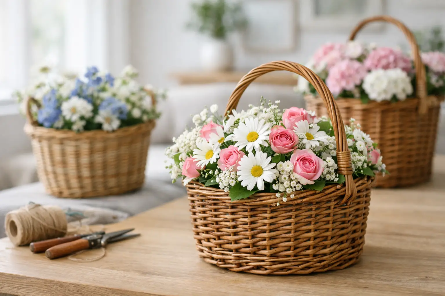 Pintas krepšys gėlėms: kaip išsirinkti