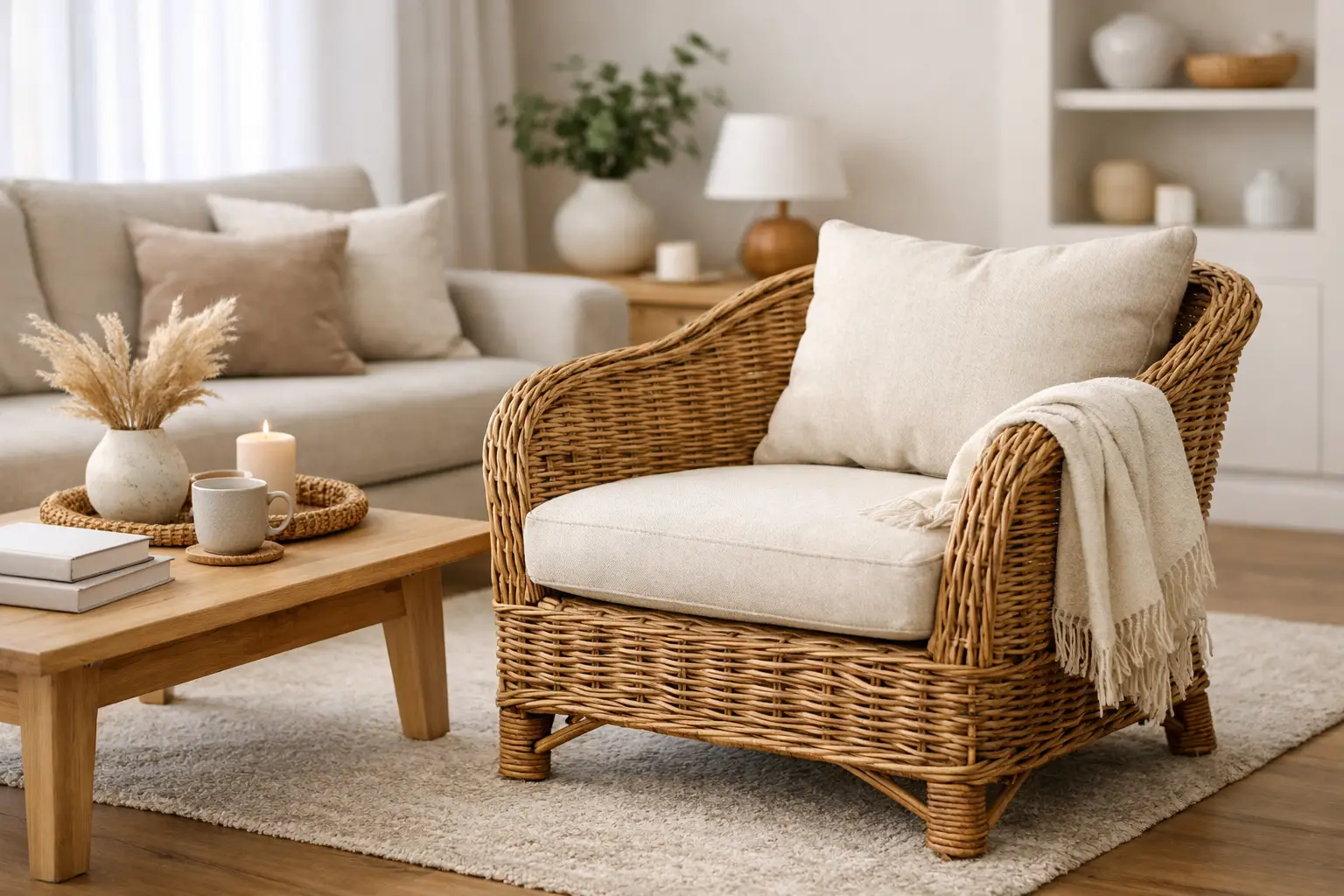 Pintas fotelis svetainės jaukumui namuose