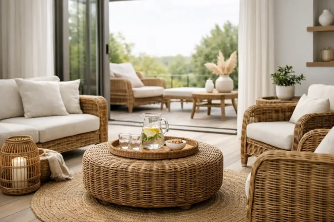 Pinti baldai terasos poilsiui: ką rinktis