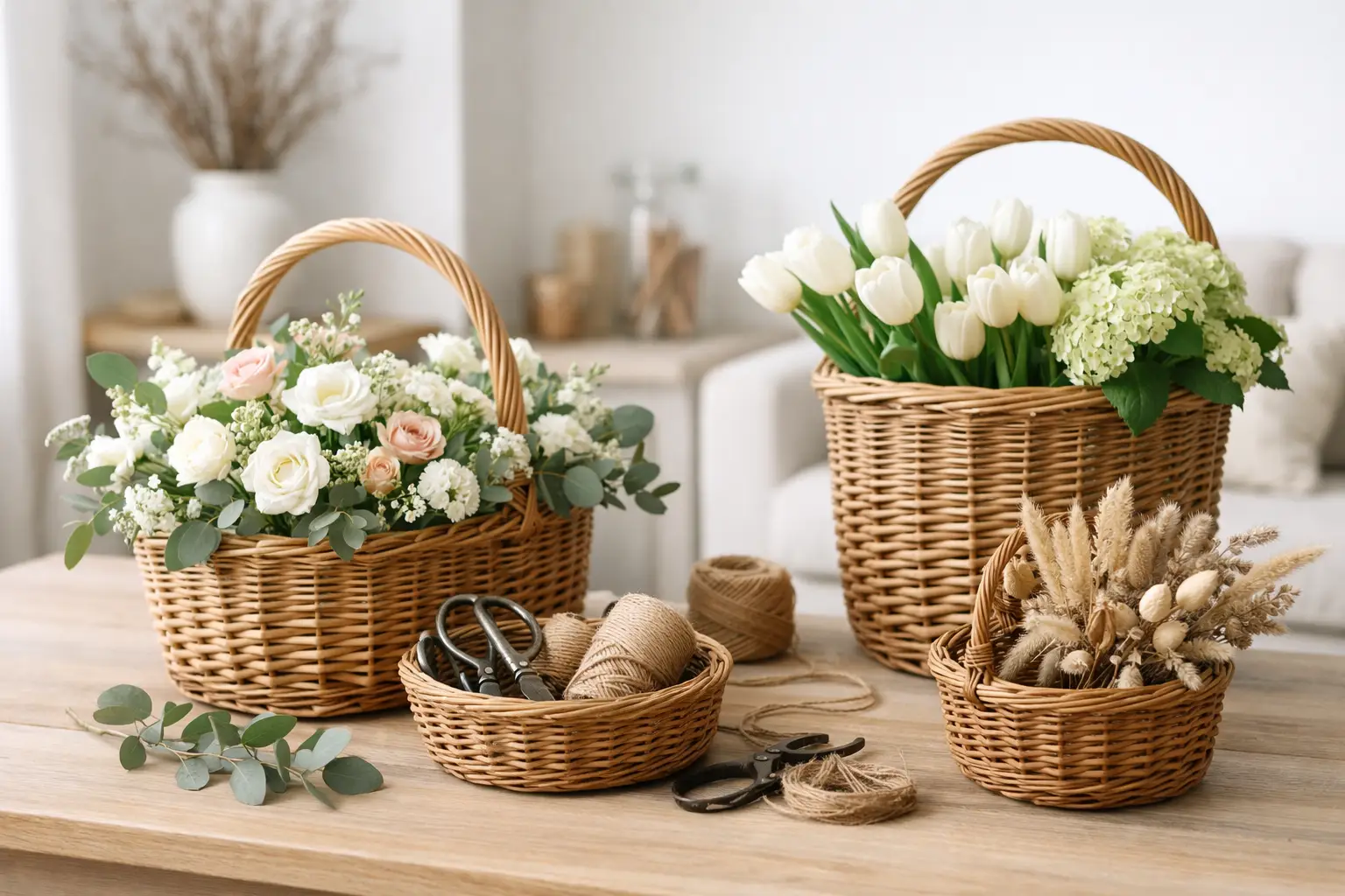Vytelių krepšiai floristams Lietuvoje