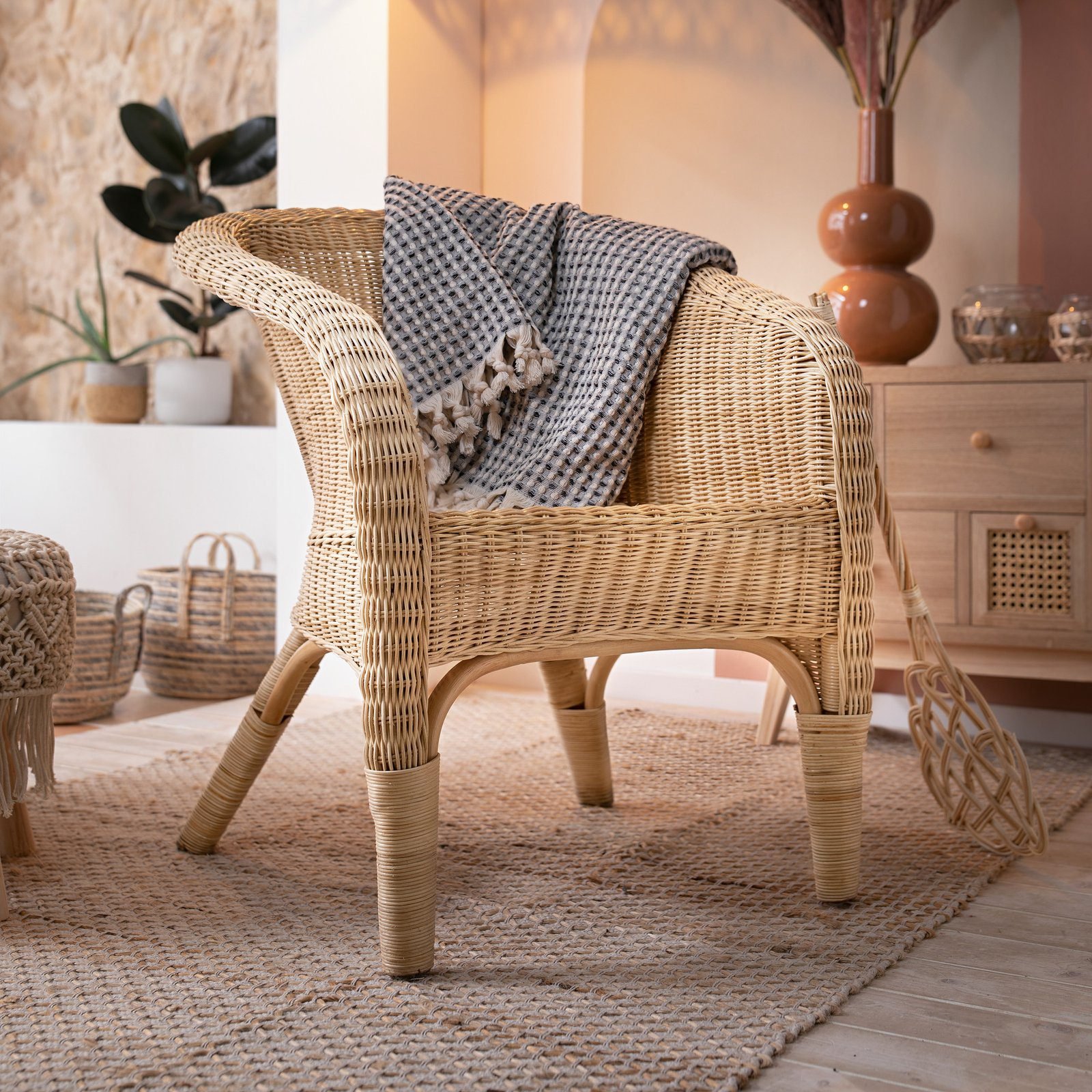Rotango fotelis "Comfort"