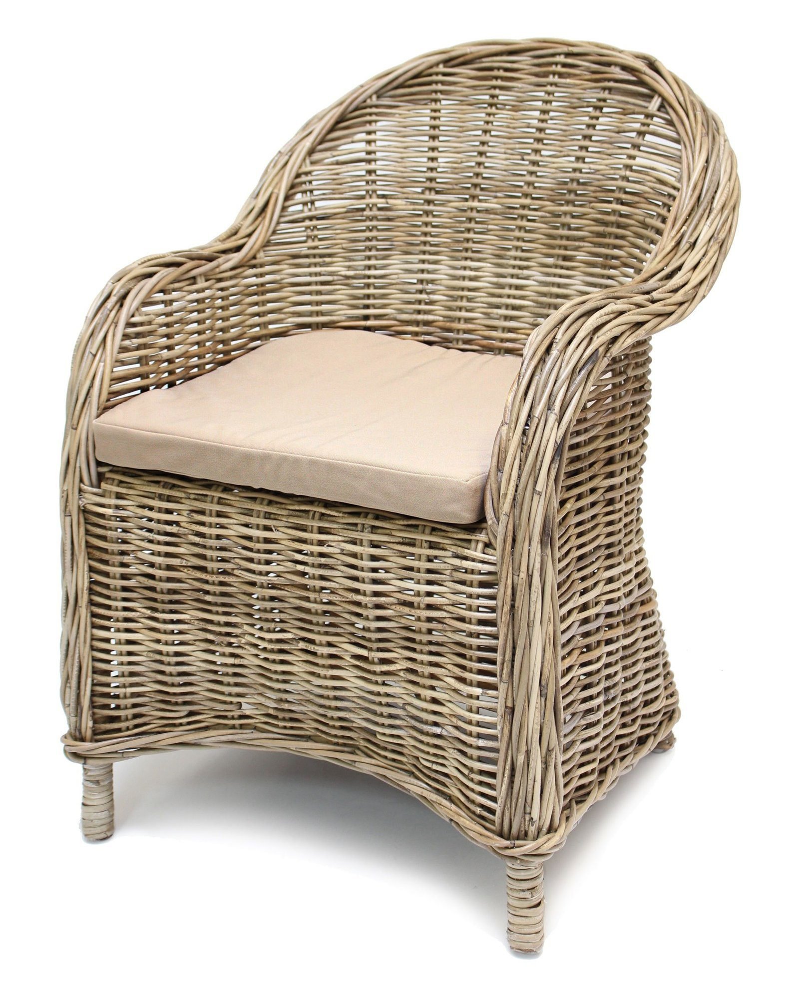 Rotango fotelis "Koboo Grey" - Image 4